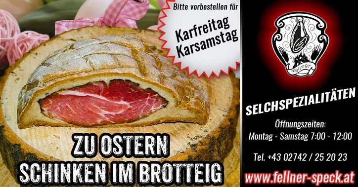 Schinken im Brotteig